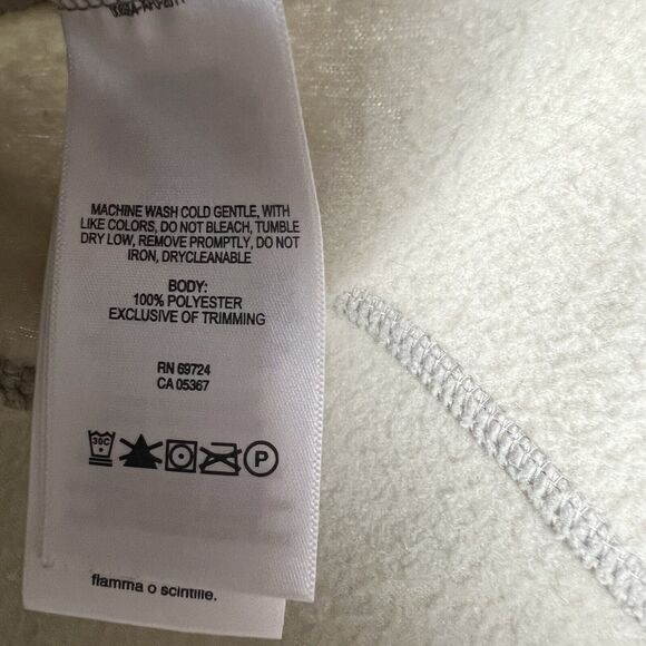 Columbia Tan Colored Fleece Full Zip Jacket Size Large - Picture 5 of 6